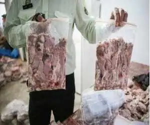 کشف 30 تن گوشت فاسد در کارخانه تولید همبرگر + ویدئو