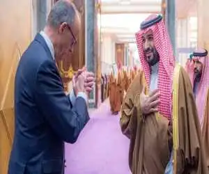 بدگویی صدراعظم آلمان بر علیه ایران در گفت وگو با بن سلمان