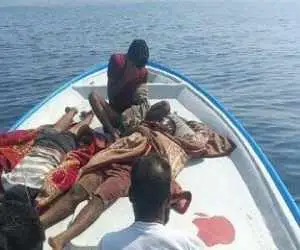 بیمارستان میناب: حال عمومی مجروحان حمله پهپادی امروز به یک فروند لنج صیادی در سیریک خوب است  -  یکی از مجروحان ترکش به ناحیه سینه و شکم او برخورد کرده