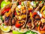 فاهیتا مرغ با پنیر چدار و سس سالسا؛ یک غذای وسوسه انگیز