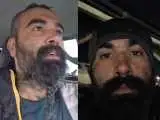 علی سینا مصطفوی با چشم بند مشکی در لحظه بازداشت  -  ویدئو