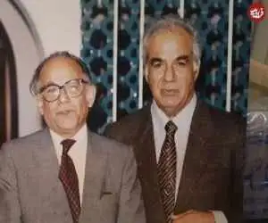 عکس یادگاری ناصر ملک مطیعی و فریدون مشیری در دهه 70 + عکس