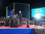 ترامپ: قرار است با ایران خیلی خشن برخورد کنم -  آن ها امیدوارند جنگ را تا بعد از انتخابات ادامه دهند اما این جنگ به سرعت پایان خواهد یافت