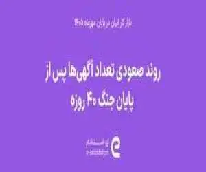 آگهی های استخدامی پس از جنگ افزایش یافت؛ فاصله 40 درصدی با مهر 1403 باقی ماند