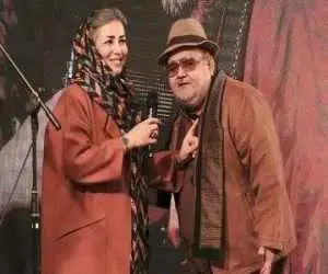 تصویری جالب از اکبر عبدی و معصومه قاسمی در شب عروسی شان