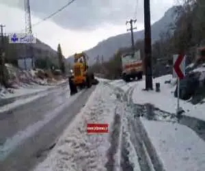 اولین برف پاییزی جنوب کرمان!  -  ببینید