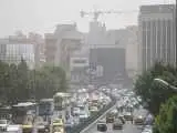 هوای تهران امروز هشتم آبان در مرز آلودگی